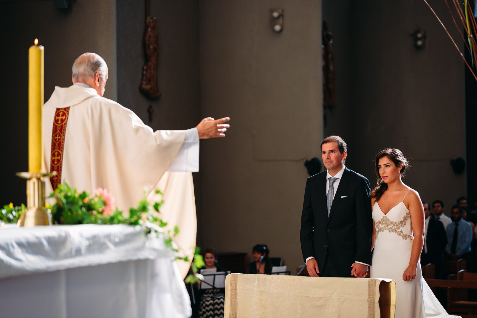 Marianne y José Luis — Matrimonio en la Catedral de Chillán